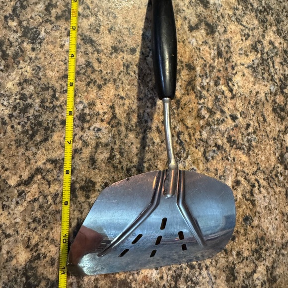 Vintage Foley MPLS Wide Curved Slotted Spatula Lifter Turner Flipper Stainless - Picture 9 of 9